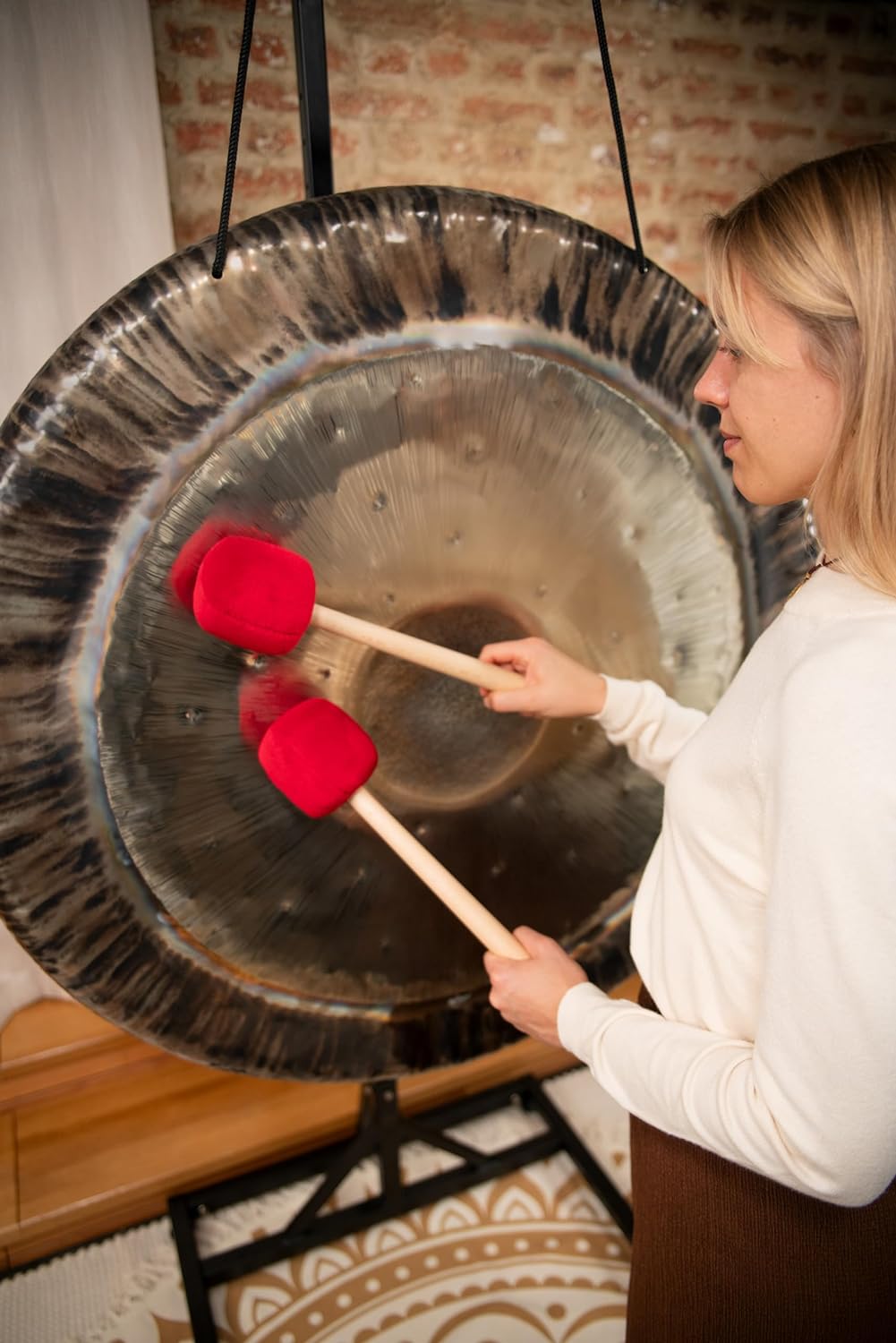 Sonic Energy Gong Schlägel 30 cm, Rose (MGM-S-R)