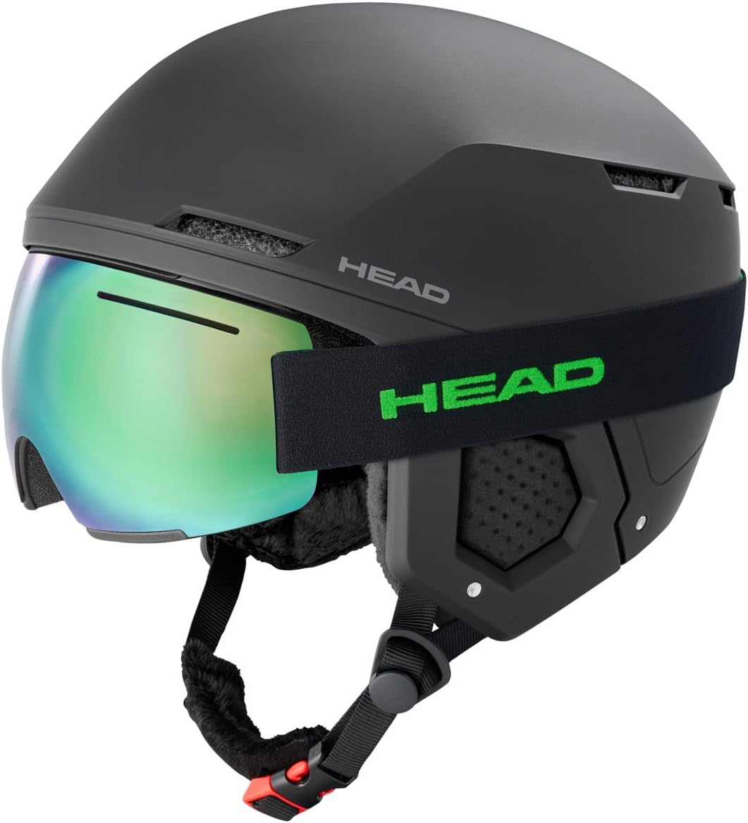 HEAD COMPACT Ski- und Snowboardhelm XS-S Schwarz, XS-S Schwarz