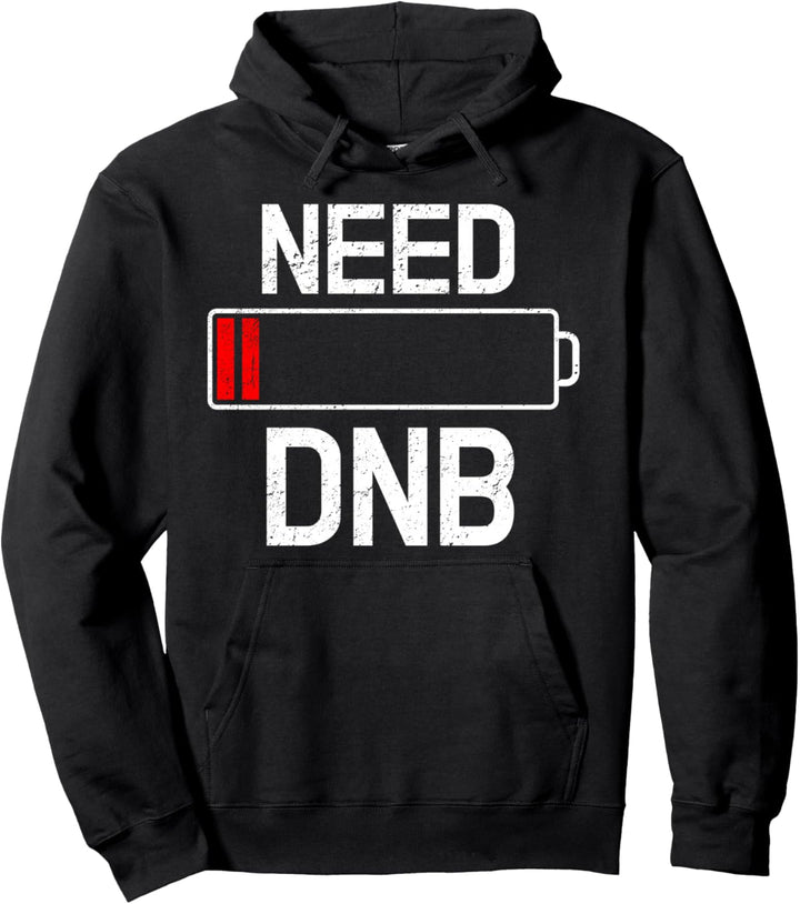 Drum und Bass brauchen DNB Party Rave Pullover Hoodie