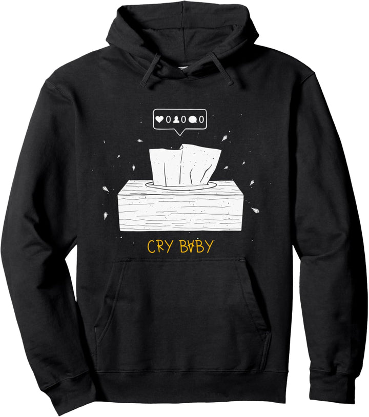 Cry Baby - Sad Aesthetic Edgy Streetwear Pullover Hoodie