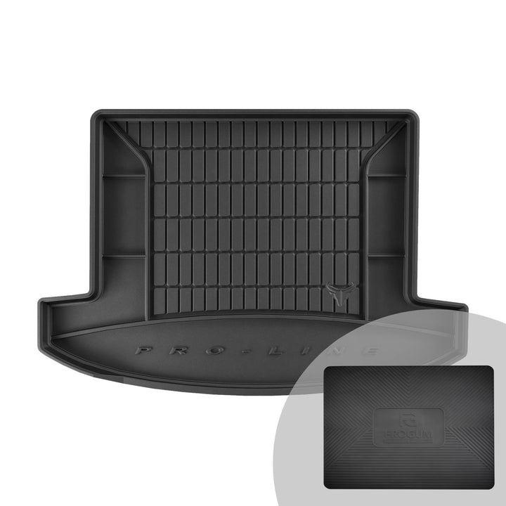 FROGUM ProLine 3D Gummimatte Exklusive Auto Kofferraummatte Kofferraumwanne für Kia Carens IV 2013-2