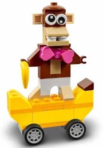 LEGO 11014 Classic Steinebox mit Rädern, Bausteine für Kinder, Spielzeug ab 4 Jahren, mit Spielzeuga