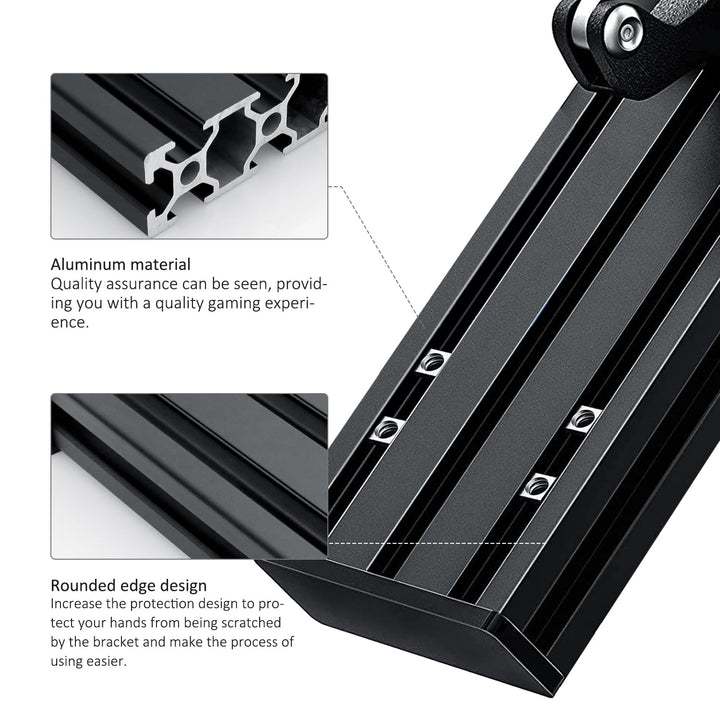 Hikig Desk Mount for Flight Sim Joystick Compatible With Turtle Beach VelocityOne Flightstick and Lo