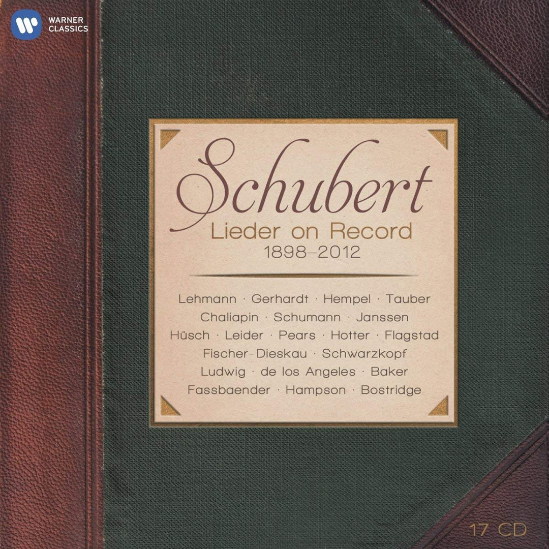 Schubert Lieder on Record 1898-2012, Audio-CD