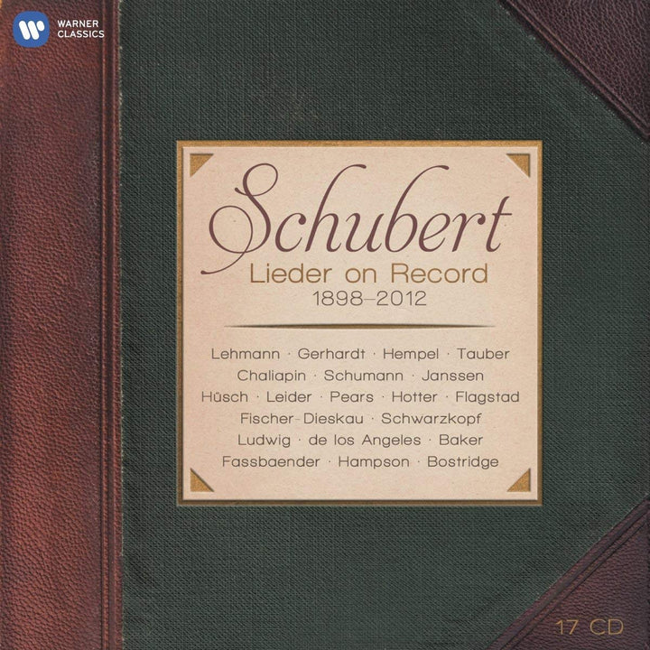 Schubert Lieder on Record 1898-2012, Audio-CD