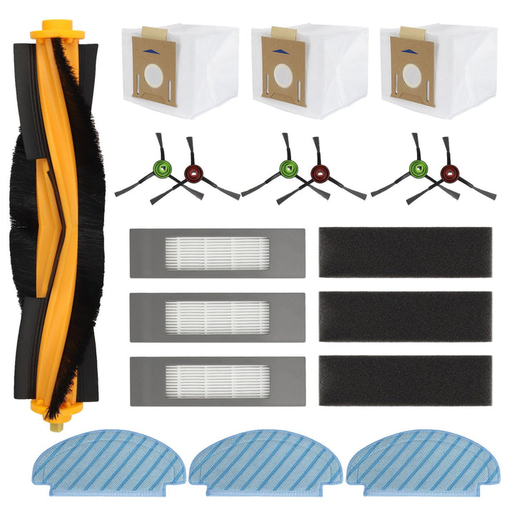 Feilifan Zubehör-Set für ECOVACS DEEBOT N10 PLUS/ T9+/ N8 PRO+/ N8+/ T8AIVI+/ T8+ Saugroboter, 19-te