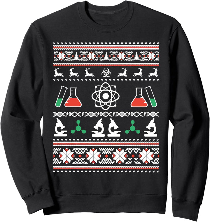 Wissenschaftler Ugly Sweater Lustig Weihnachten Sweatshirt