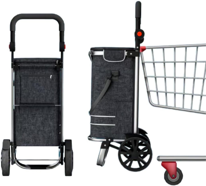 Einkaufstrolley Easy, 50 l (Schwarz), Schwarz