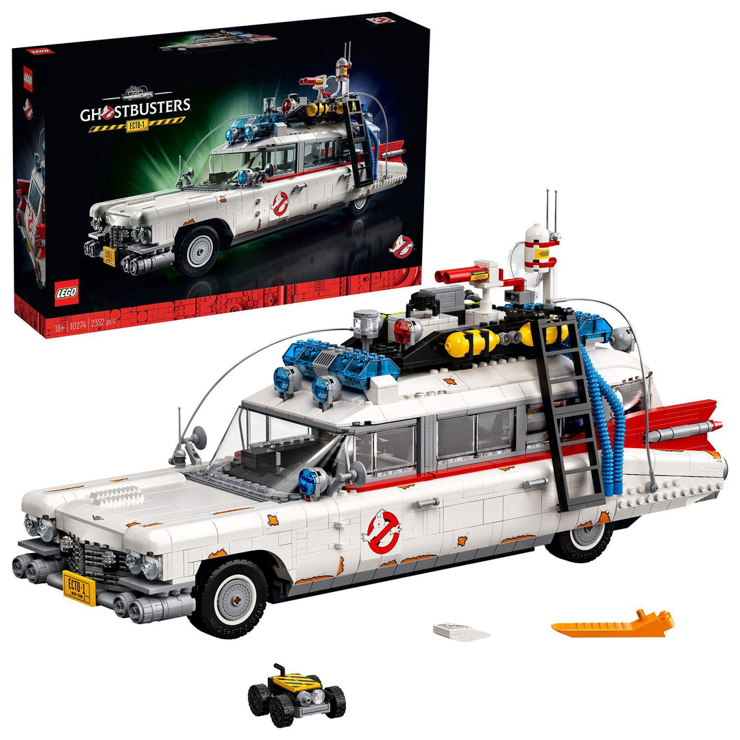 LEGO 10274 Icons Ghostbusters ECTO-1 Auto grosses Set für Erwachsene, Modellauto-Bauset, Geschenk zu