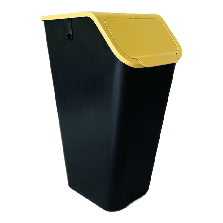 Go Practic 2-er Mülleimer-Set Küche Mülltrennsystem 2x Mülleimer 35l mit Deckel und 2-Pack Bioaktivk