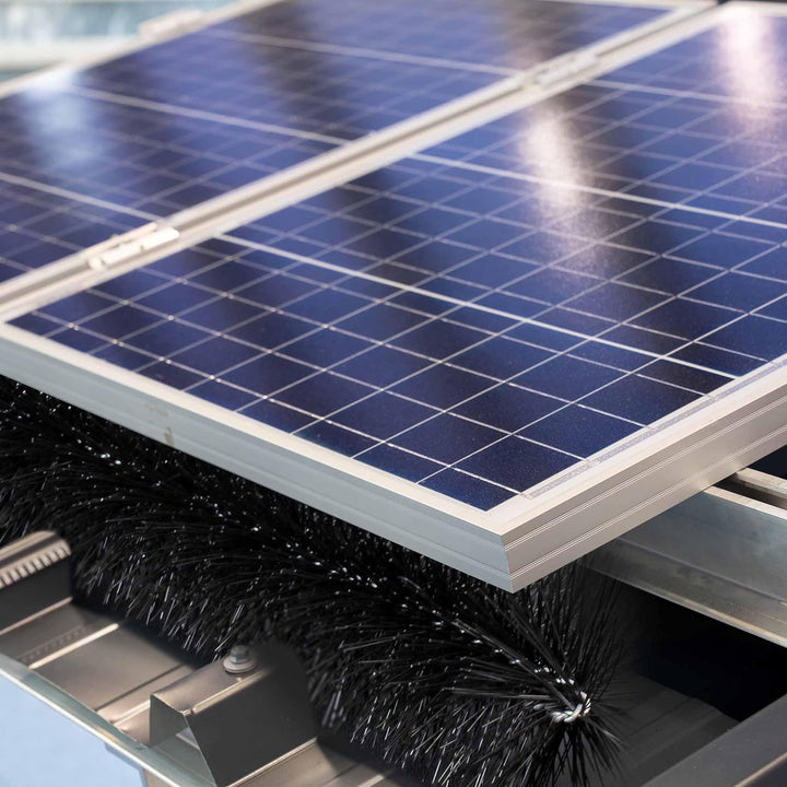 Wiltec Nistschutzbürsten 120cm Ø 15cm 20 Stück für Solarpaneele Effektiver Flexibler Einnistschutz