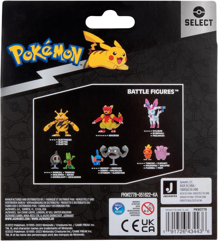 BANDAI - Pokémon – Evolutionspaket Pichu, Pikachu &amp; Raichu – Figur Pichu 5 cm + Pikachu 8 cm + Figur