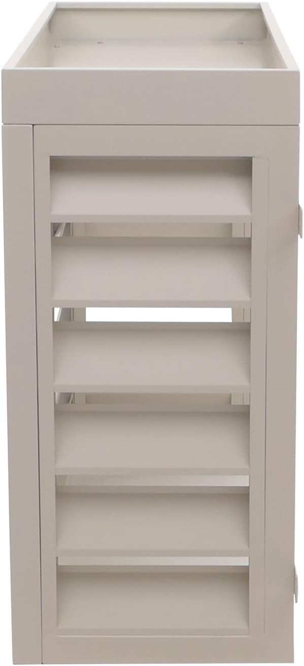 Mendler Verkleidung für Klimaanlage/Wärmepumpe HWC-O43, Abdeckung Schutzgitter Pflanzkasten, Metall