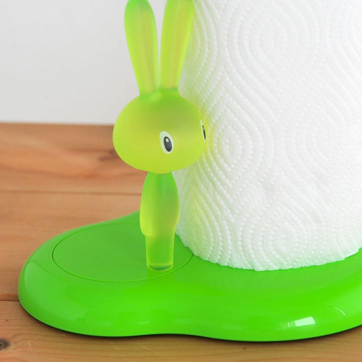 Alessi "BUNNY &amp; CARROT" Küchenrollenhalter aus thermoplastischem Harz, grün, 29,4cm, Grün