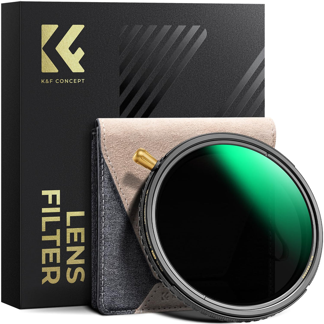 K&amp;F CONCEPT 67mm Variabler ND2-ND32 &amp; Polfilter &amp; Black Mist 1/4 Filter, 67mm