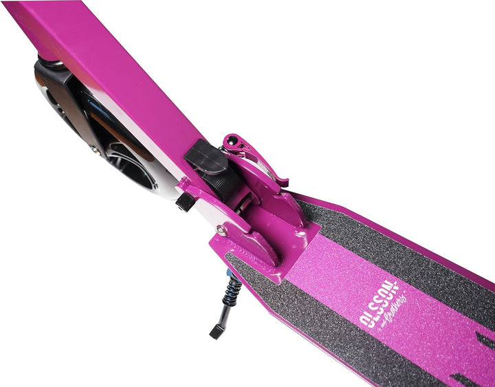 OLSSON and Brothers Scooter HOPP-Lenker, 360° drehbar, höhenverstellbar (77 – 98 cm), Gestell 50% Al