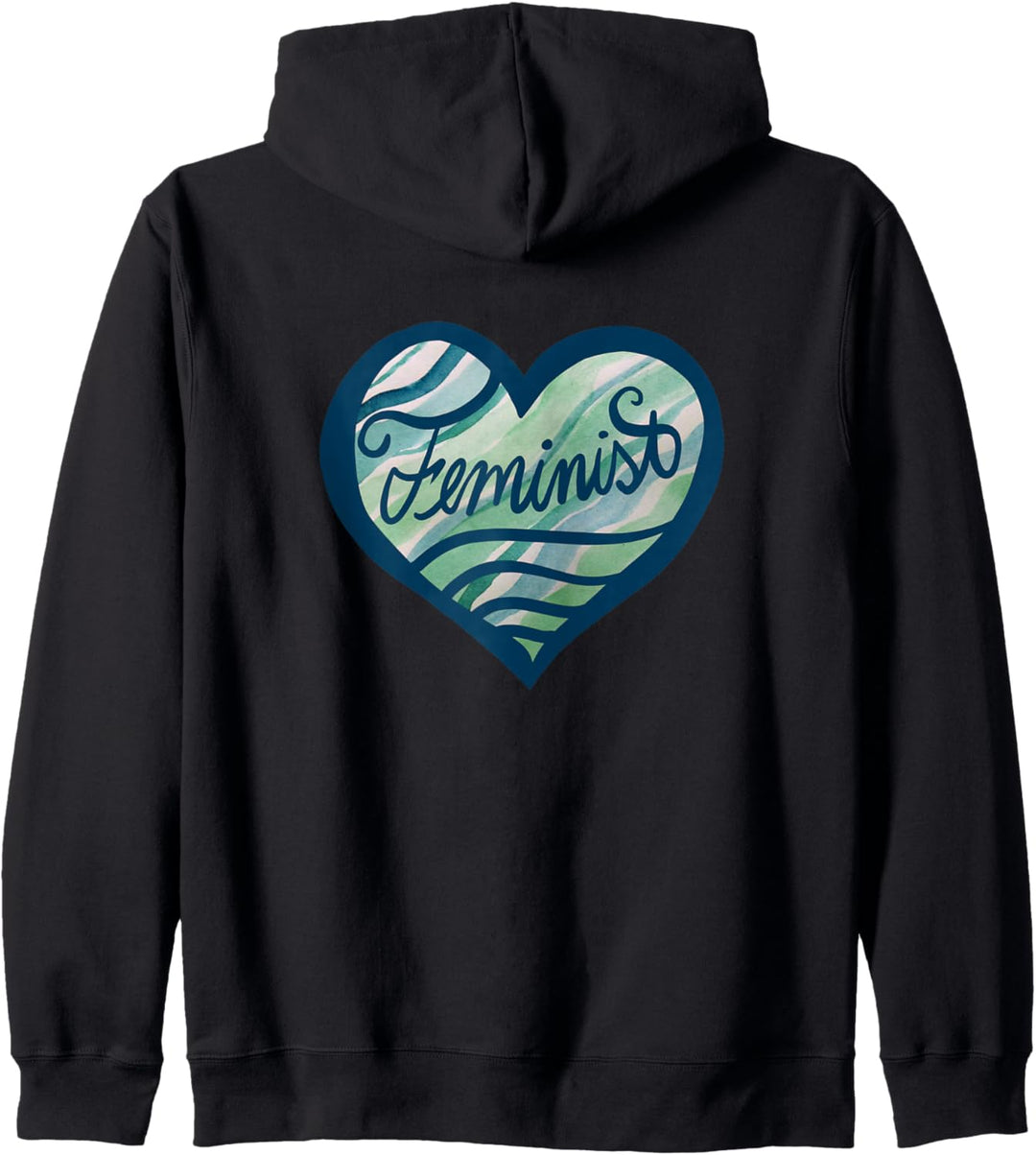 Feministische Kursivkunst Kapuzenjacke