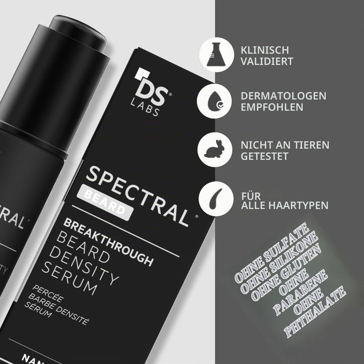 DS Laboratories Spectral.BRD Herren Bartstimulationsserum mit 5% Nanoxidil, Biotin, Pyrocton-Olamin
