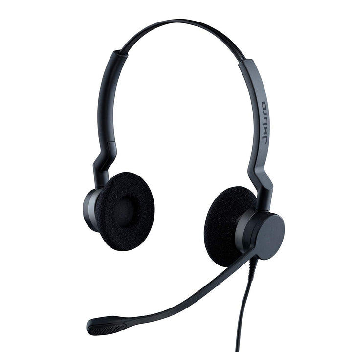 Jabra Biz 2300 USB-A MS On-Ear Stereo Headset - Skype for Business zertifizierte Kabel-Kopfhörer mit