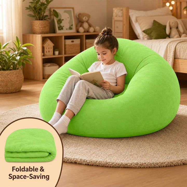 Aufblasbarer Sitzsack Outdoor, Aufblasbares Sofa &amp; Sessel, Camping Sofa Grün, Grün