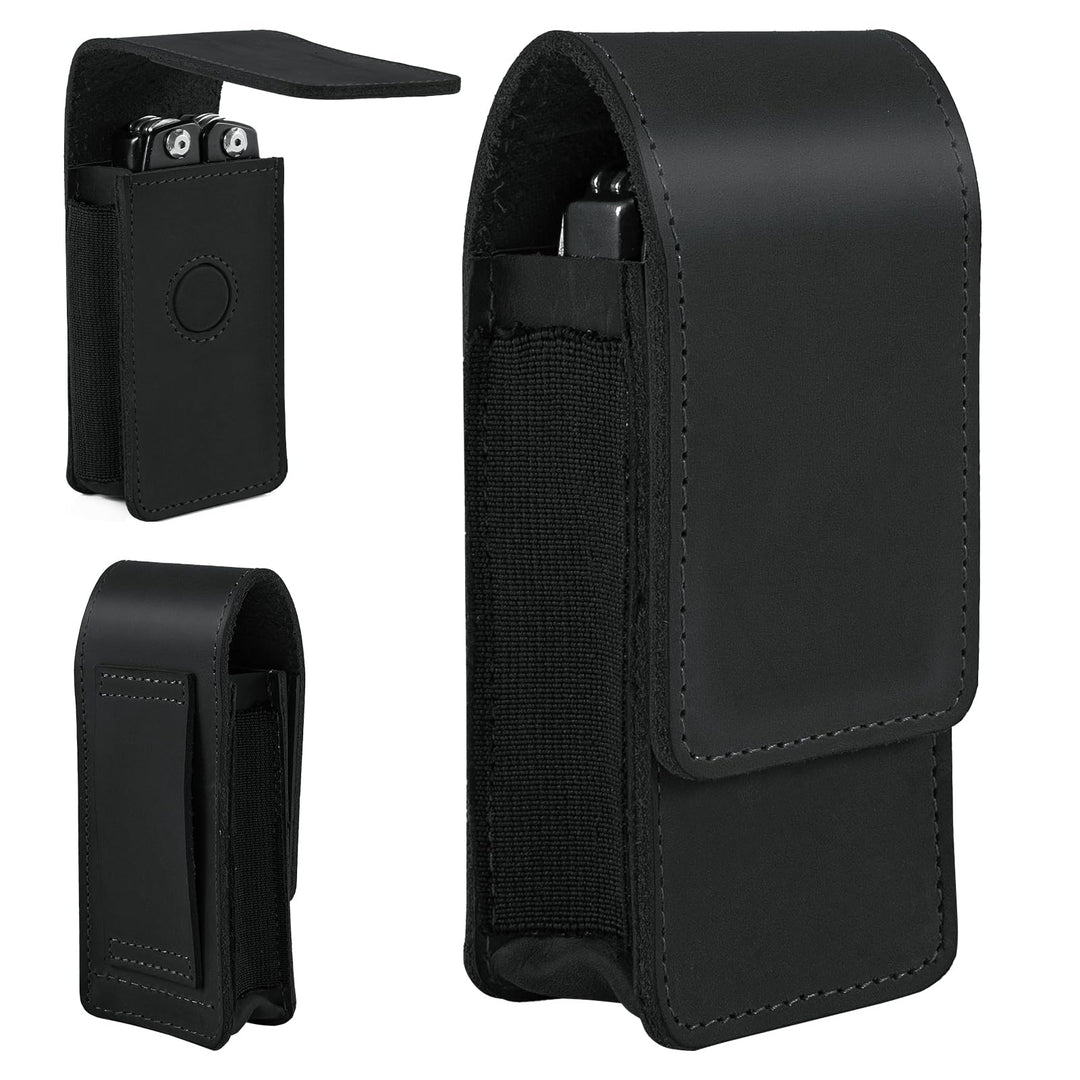 Multitool Tasche Leder, Multitool Tasche für Molle Gürtel, EDC Gürteltasche, Messertasche für Gürtel