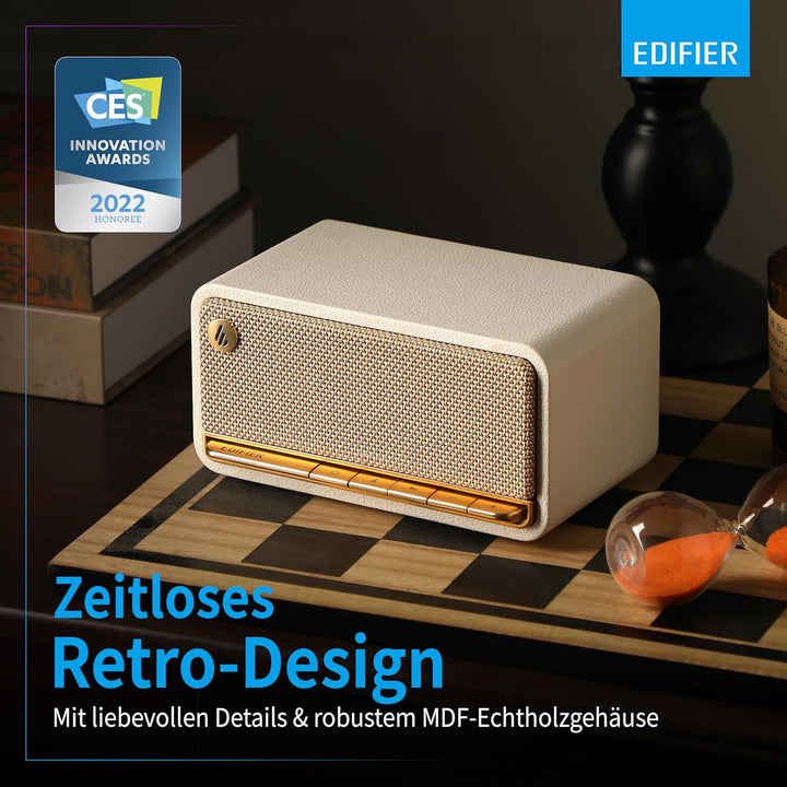 Edifier MP230 - Tragbarer Bluetooth-Lautsprecher im Retro-Design, kabellos. Wiedergabe über Bluetoot