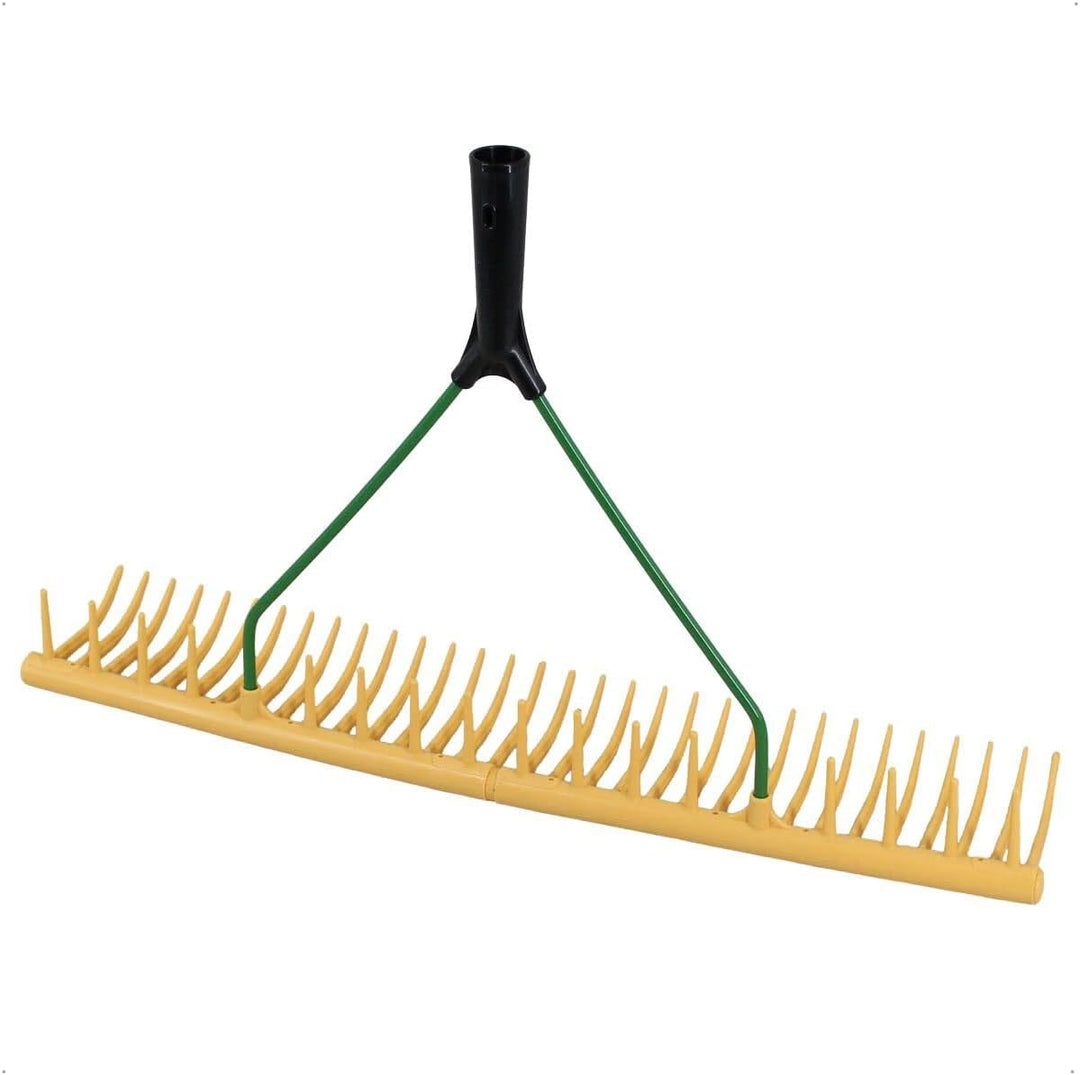 Rasenrechen mit 24 Zinken, 64 cm Breite, Laubrechen &amp; Heurechen