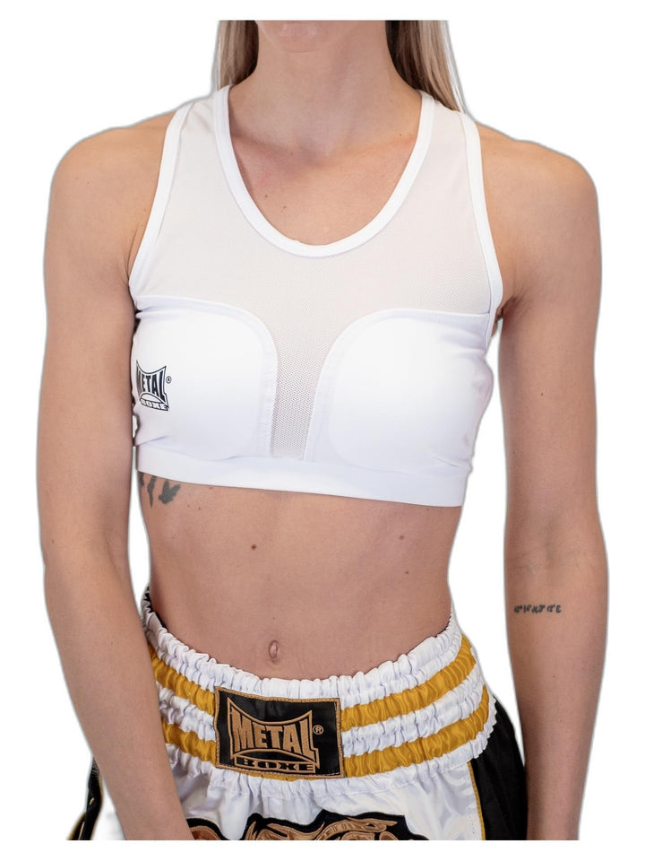 METAL BOXE Damen Brassiere Avec Coques Schuhschutz XS Weiss, XS Weiss