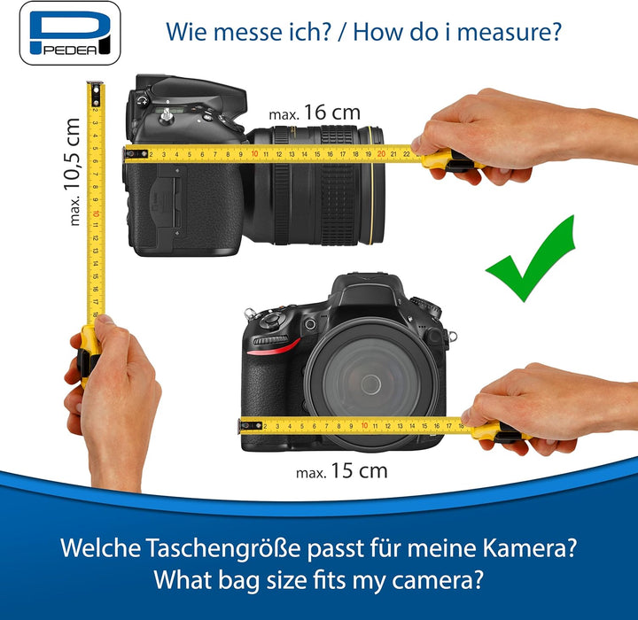 Pedea Kameratasche Fashion für Spiegelreflex DSLR SLR Spiegelreflexkamera Fototasche für DLSM System