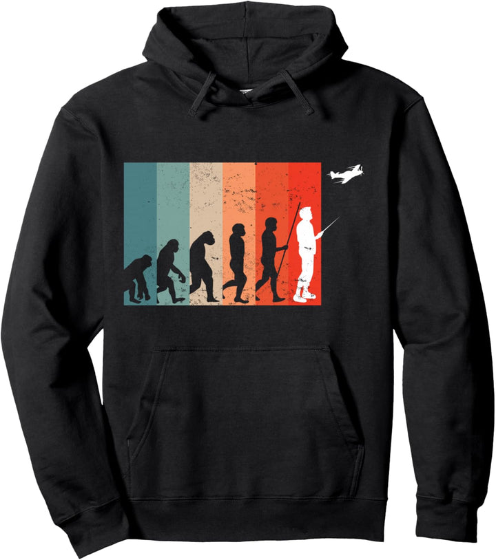 Evolution Modellflug lustige RC Flugzeug Flieger Geschenke Pullover Hoodie