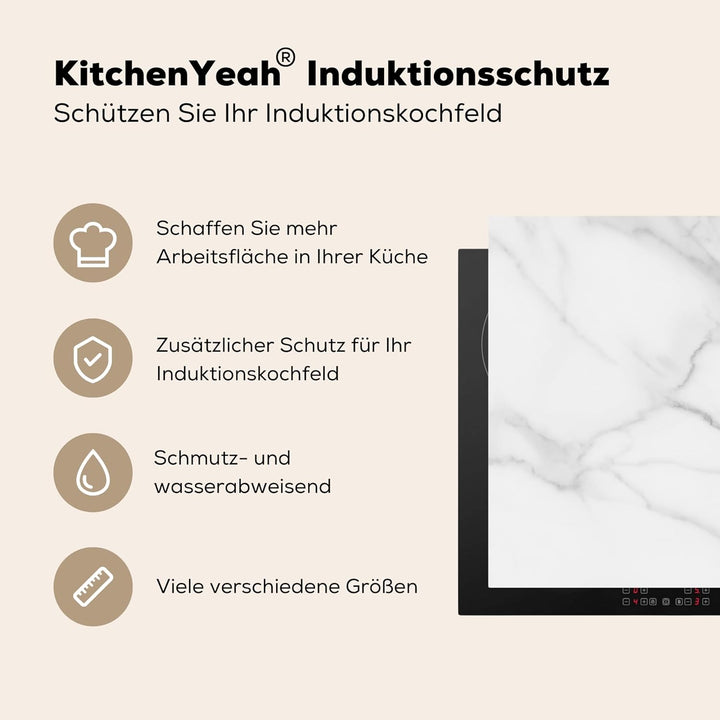 Herdabdeckplatte Einteilig Induktionsmatte Küche Abdeckung Ceranfeld Herd Abdeckplatte Deko Vinyl Ma