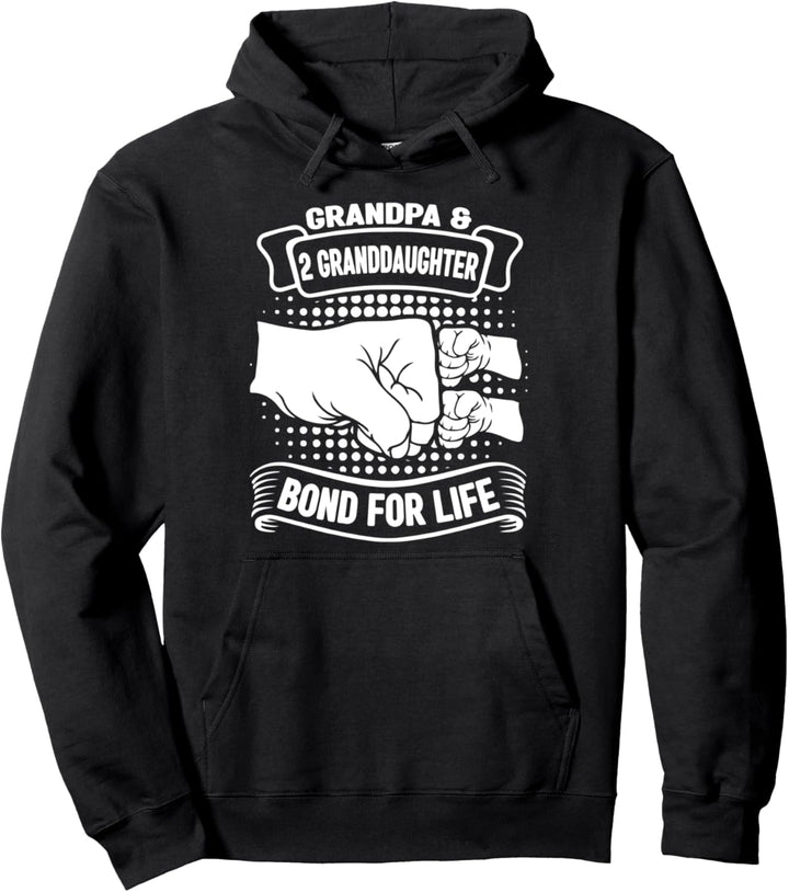 Opa &amp; 2 Enkelinnen Bond for Life Enkelkinder Pullover Hoodie