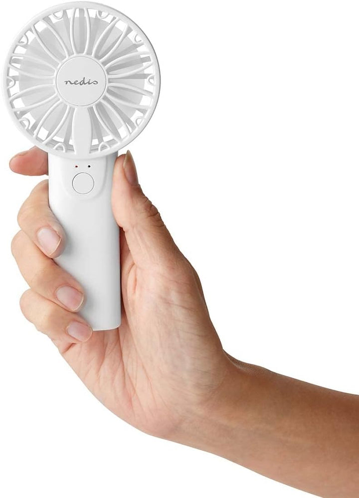 NEDIS Handventilator - 60 mm - 2-Geschwindigkeitsstufen - Weiss