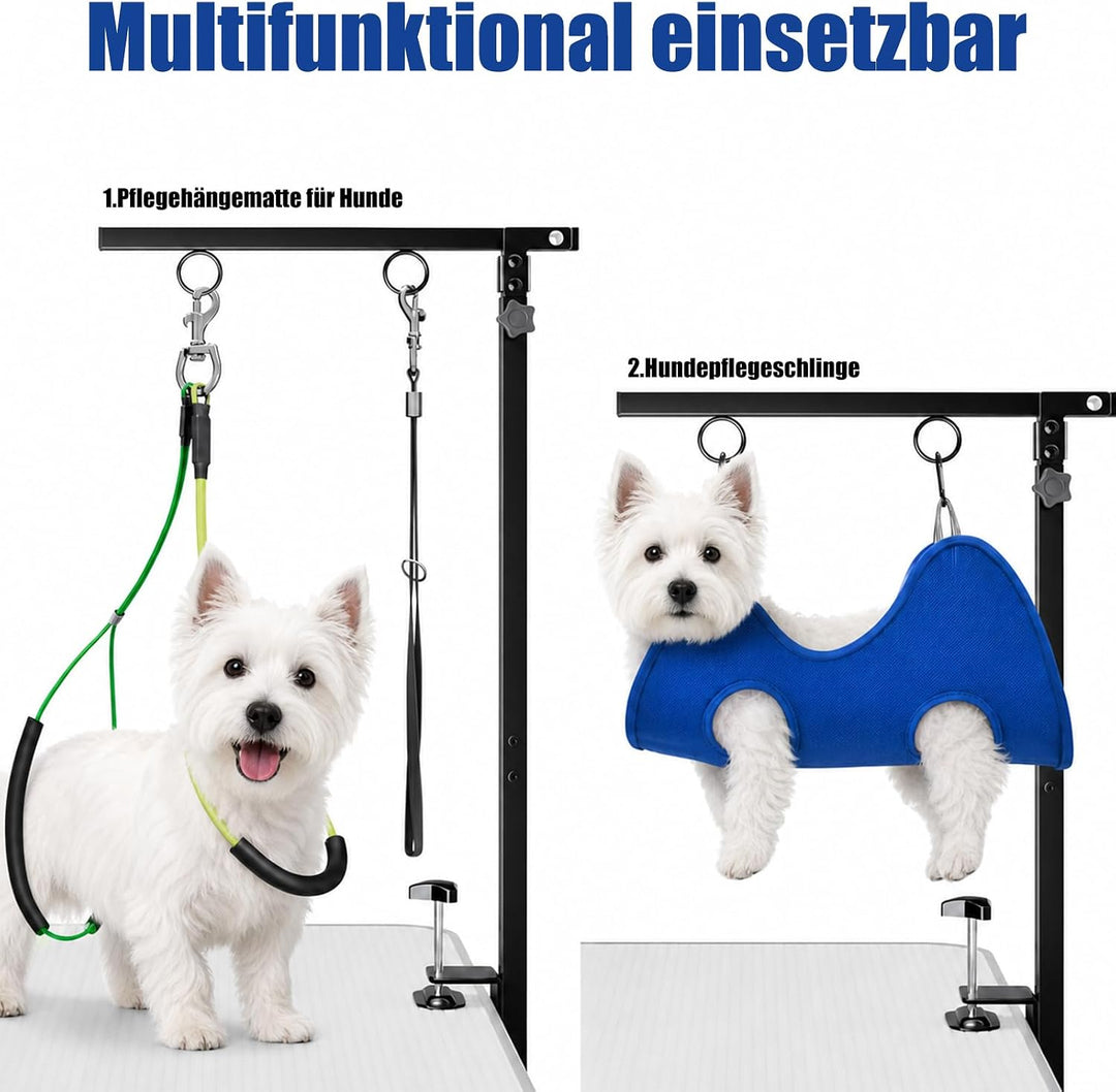 Faltbarer Hundefriseur Tisch - Hängematte mit Gestell