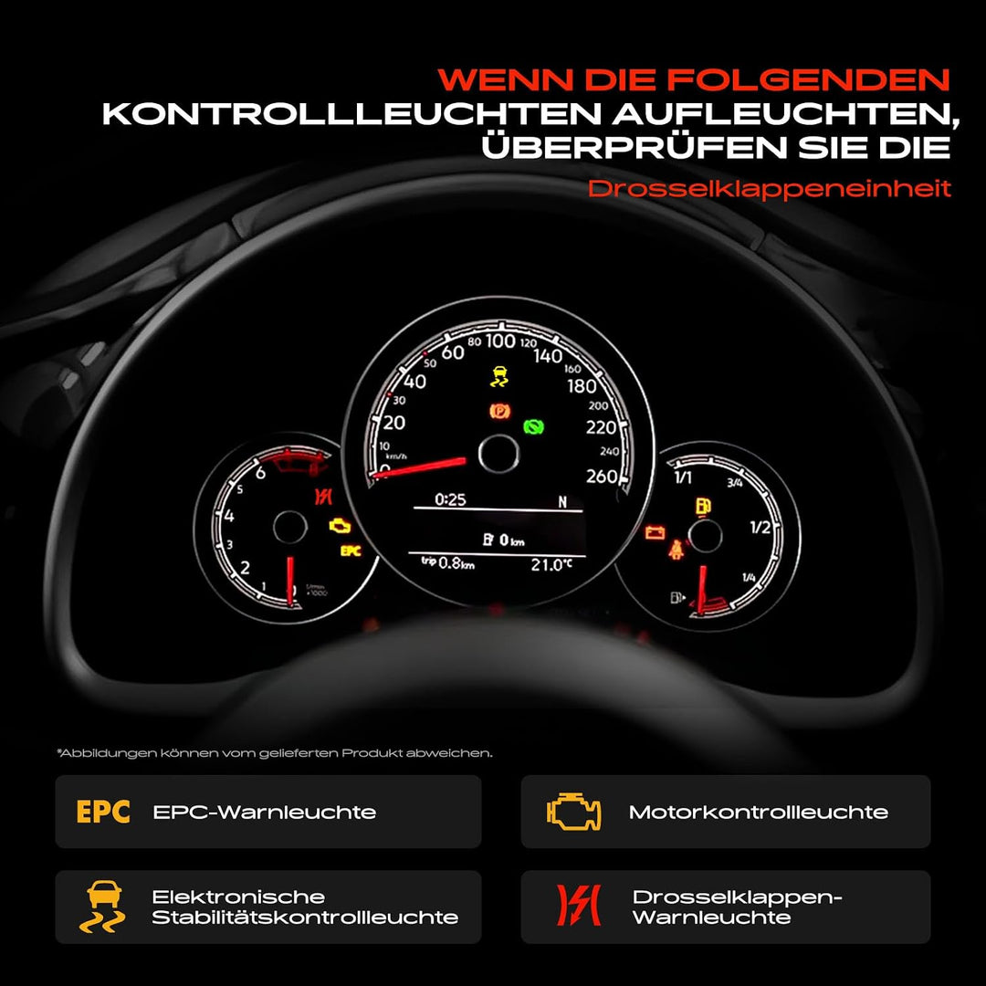 Frankberg Drosselklappenstutzen für Octavia I 1U2 B-o-r-a 1J2 Golf IV 1J1 New Beetle 1C1, 9C1 2.0 Be