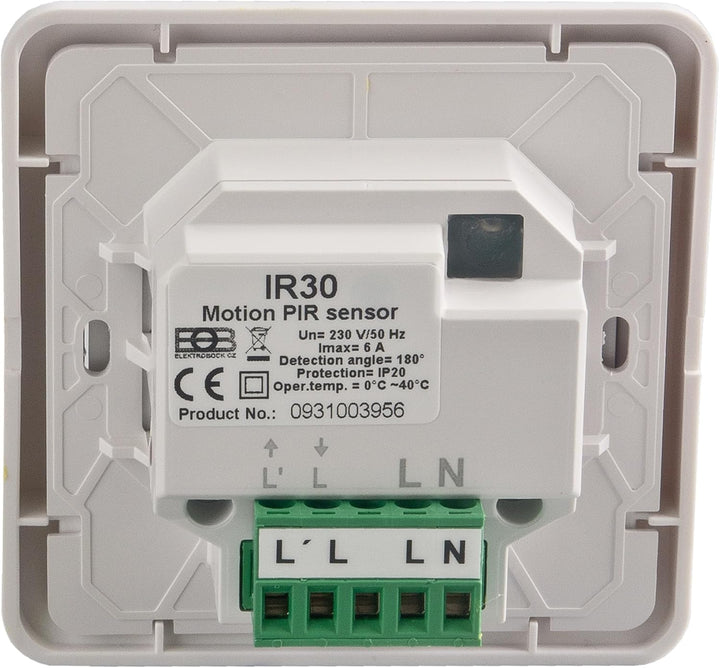 Elektrobock Unterputz IR-Bewegungsmelder IR30, Weiss