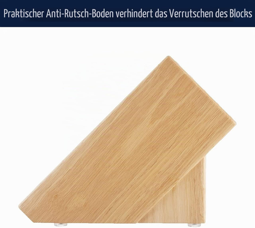 HENCKELS 35102-112 J.A International Hartholzblock Messerblock, Buchenholz, Hartholz 11-slot Harthol