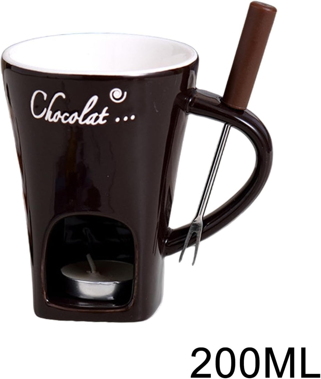 Schokoladen Fondue Becher, Schokoladen Fondue Becher-Sets, Keramik-Schokoladen-Schmelzbecher Für Sch