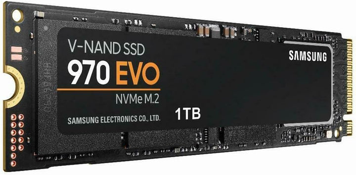 Samsung MZ-V7E1T0BW 970 EVO 1 TB NVMe M.2 Interne SSD Schwarz 1TB 970 EVO, 1TB 970 EVO