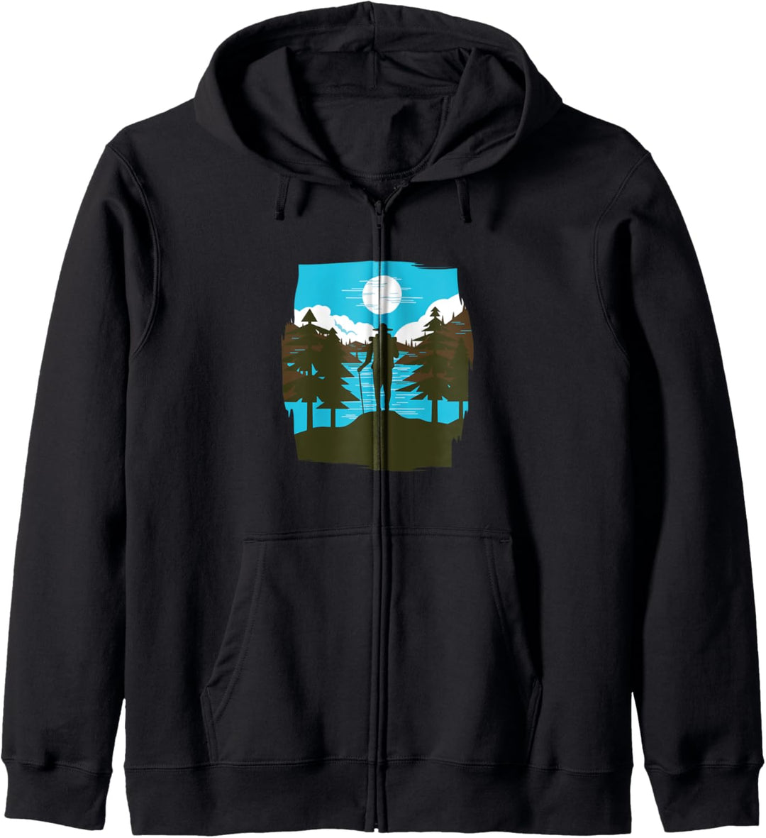 Wandern Natur Kapuzenjacke