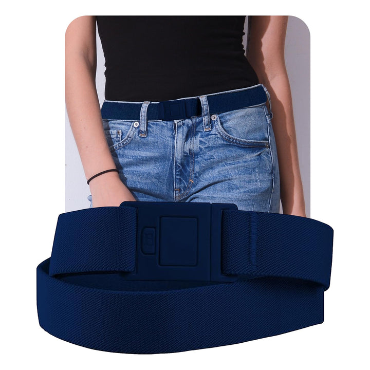 BELTAWAY-The Square Adjustable No Show Flat Buckle Belt Comfortably Holds Your Pants Up Plus Size (1