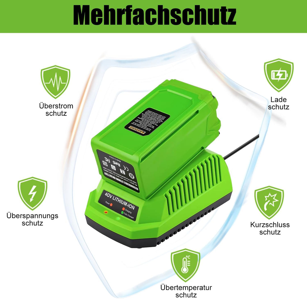 40V G40C Ladegerät für Greenworks Ladegerät 40V