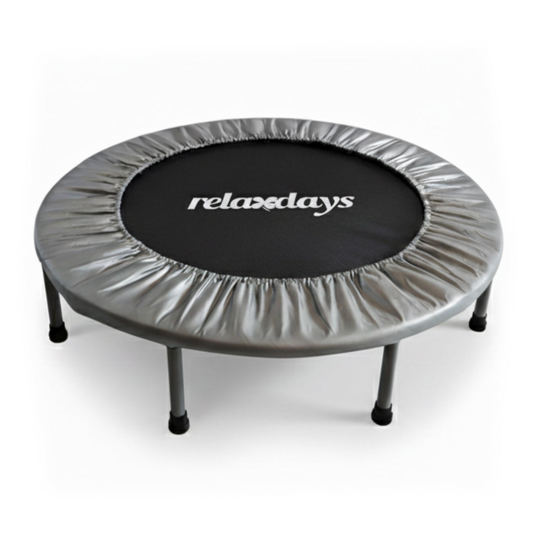Relaxdays Indoor Trampolin, Ø 95 cm, faltbares Minitrampolin bis 100 kg, Sport &amp; Gymnastik, Fitnesst