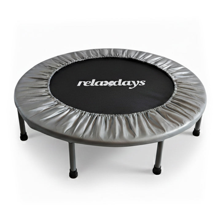Relaxdays Indoor Trampolin, Ø 95 cm, faltbares Minitrampolin bis 100 kg, Sport &amp; Gymnastik, Fitnesst