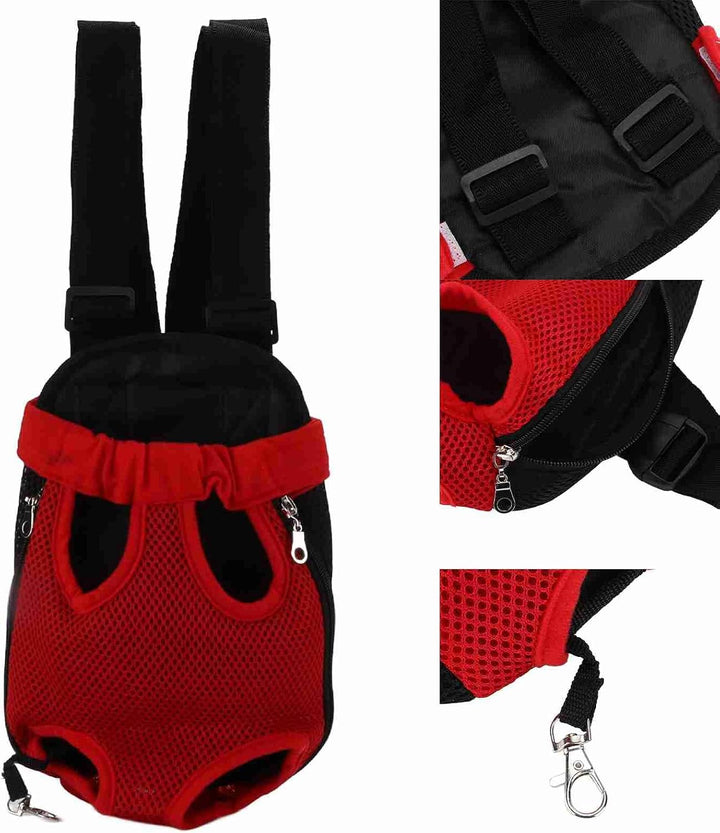 Haustiertrage Rucksack Hundetrage Brusttasche Freihändige Brusttrage Vierbeinige Rucksacktasche für