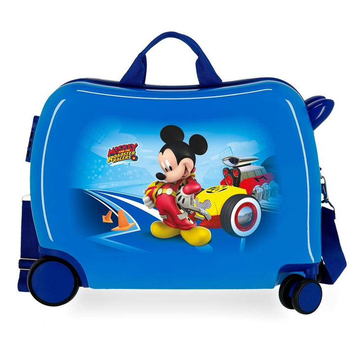 Disney Lets Roll Mickey Kinderrucksack, (Blau) - 4569862, 50x39x20 cm kinderkoffer, kinderkoffer