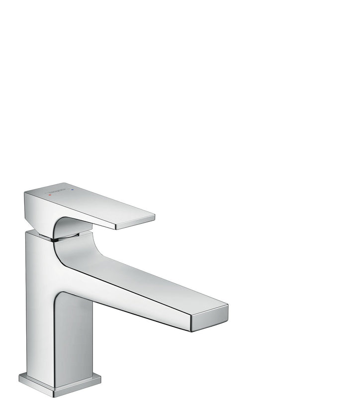 hansgrohe Wasserhahn Metropol (Armatur mit Auslauf Höhe 100 mm und Push-Open Ablaufgarnitur) Chrom C