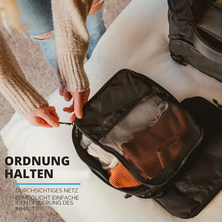 Gomatic Packing Cube Small | Packtasche | Organizer | Pack-Würfel | Kleider-Tasche | Kompressionsbeu
