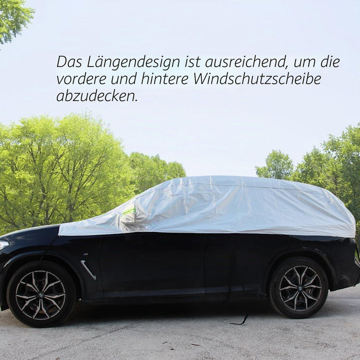 BEXITA Halbgarage Auto Winter Abdeckplane wasserdichte Outdoor Auto Autoabdeckung Halbe Autoplane Ve