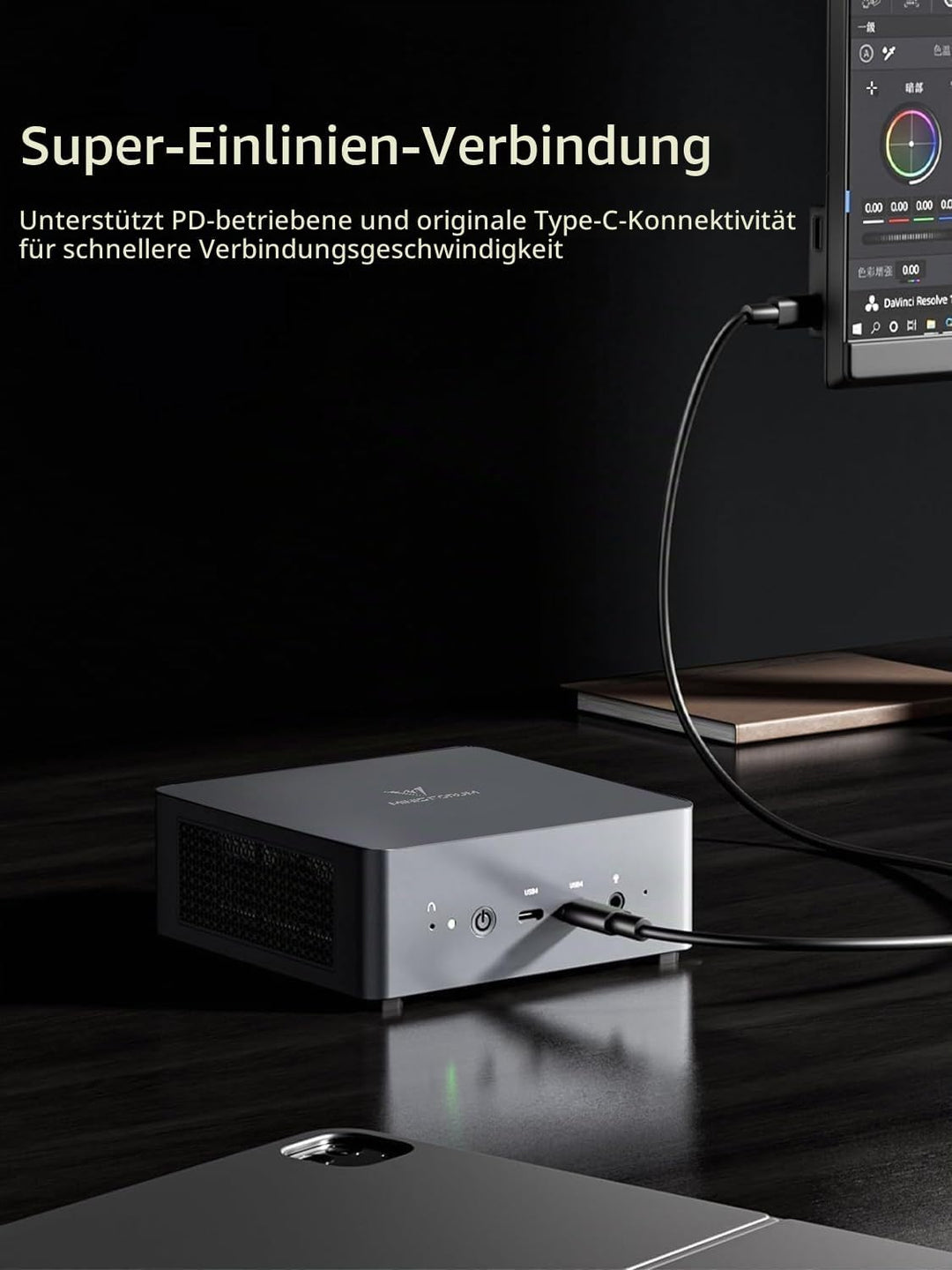 MINIS FORUM UM790 Pro Mini-PC AMD Ryzen 9 9 7940HS nur 5,2 GHz 32 GB DDR5 512 GB SSD mit AMD Radeon